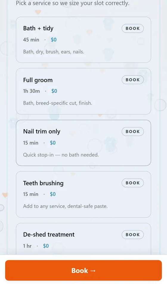 Services & prices